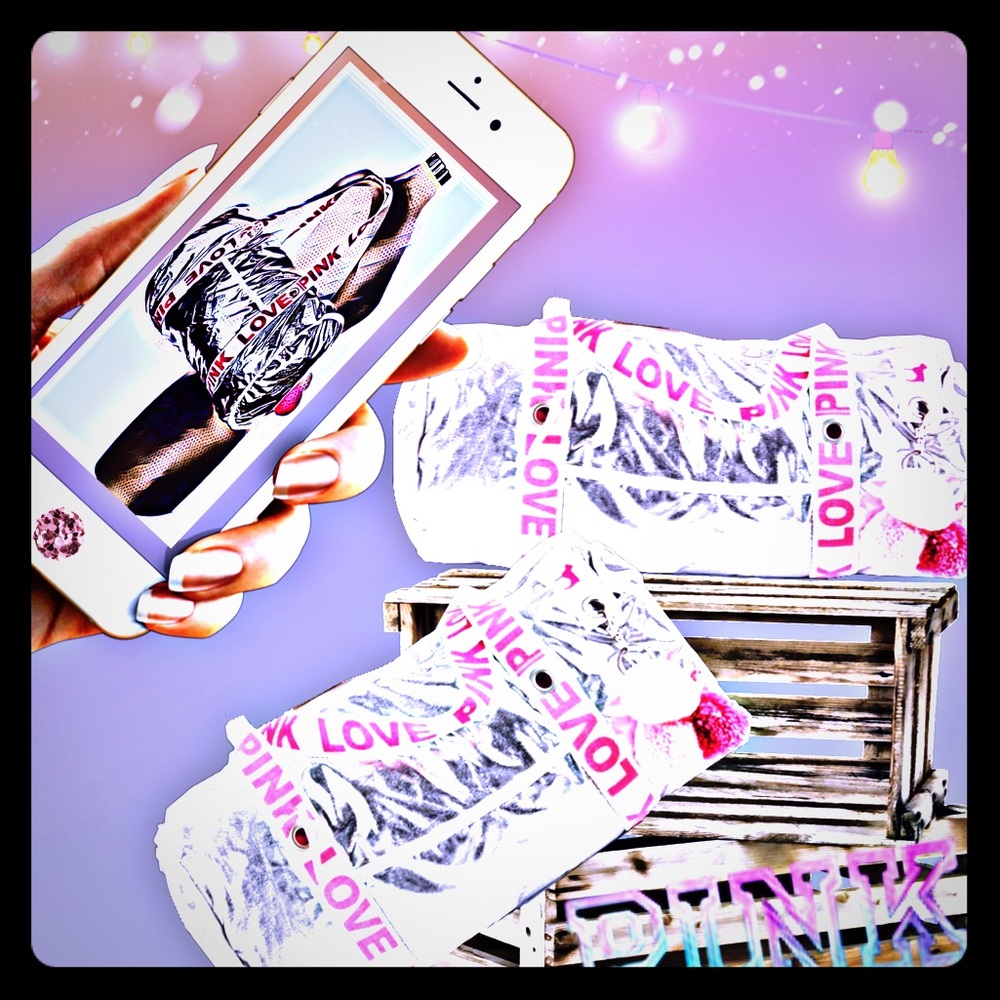 VSPink Silver bag/ duffel